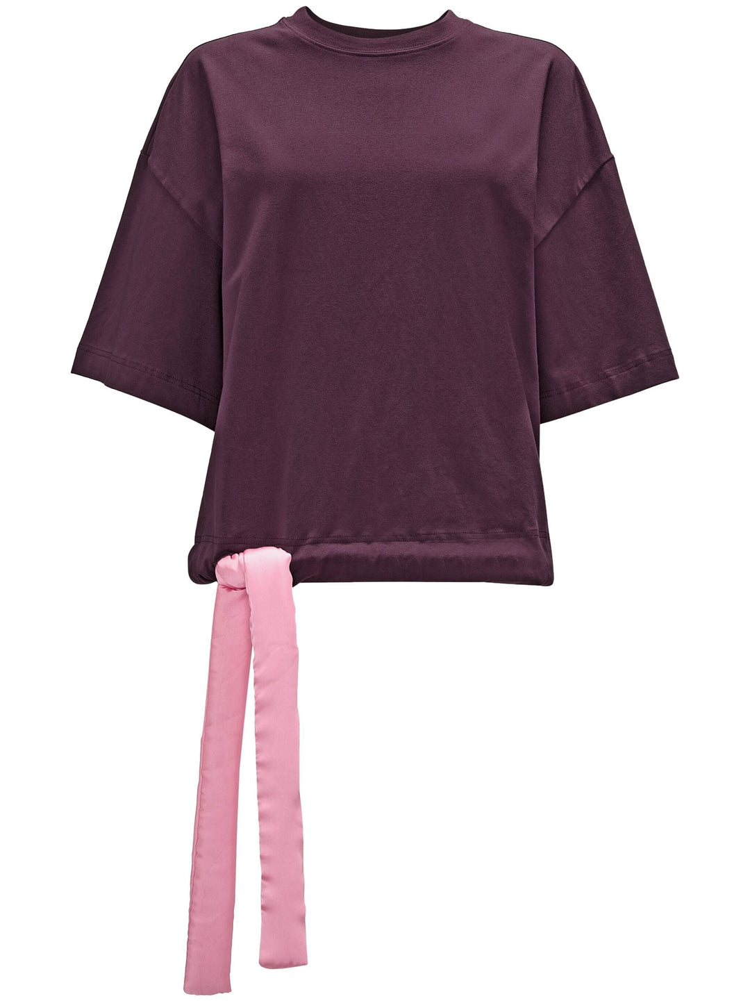 Satin Tie T-Shirt