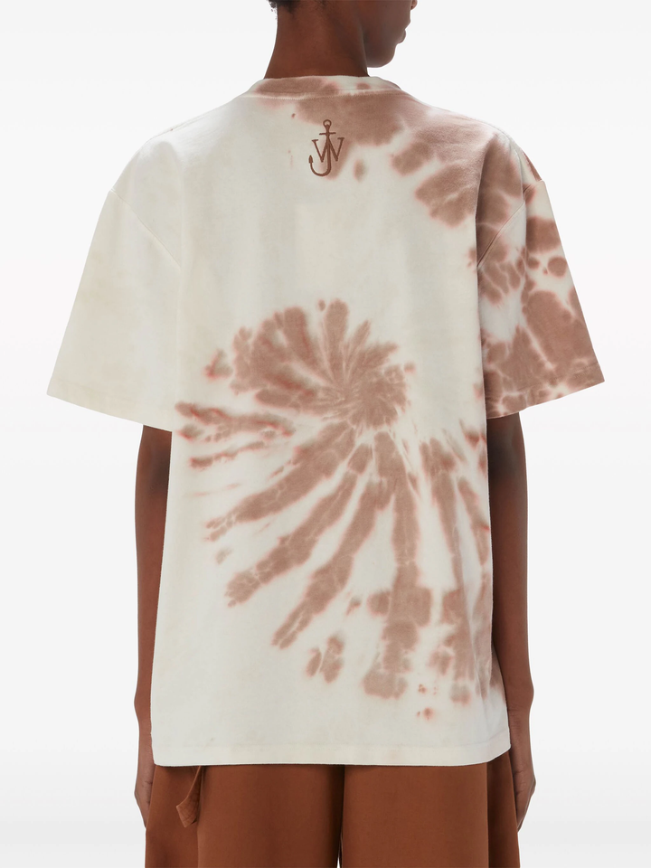 Cat Print Tie Dye T-Shirt