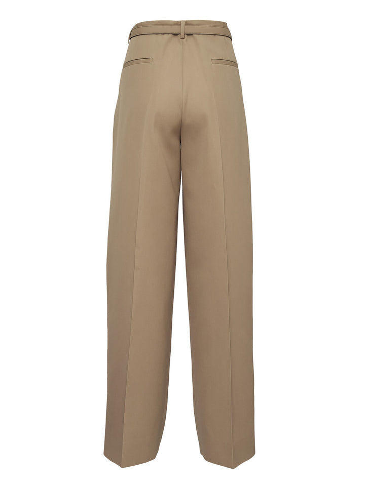 Sharp Wool Gabardine LongÃ‚Â Pants