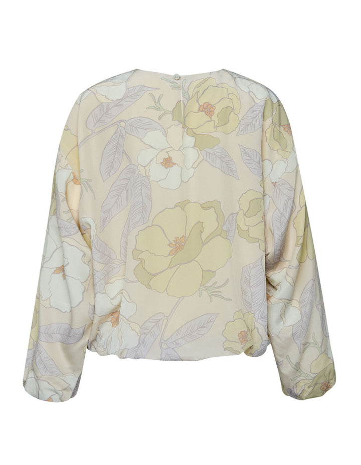 Silk Flo Print Blouse