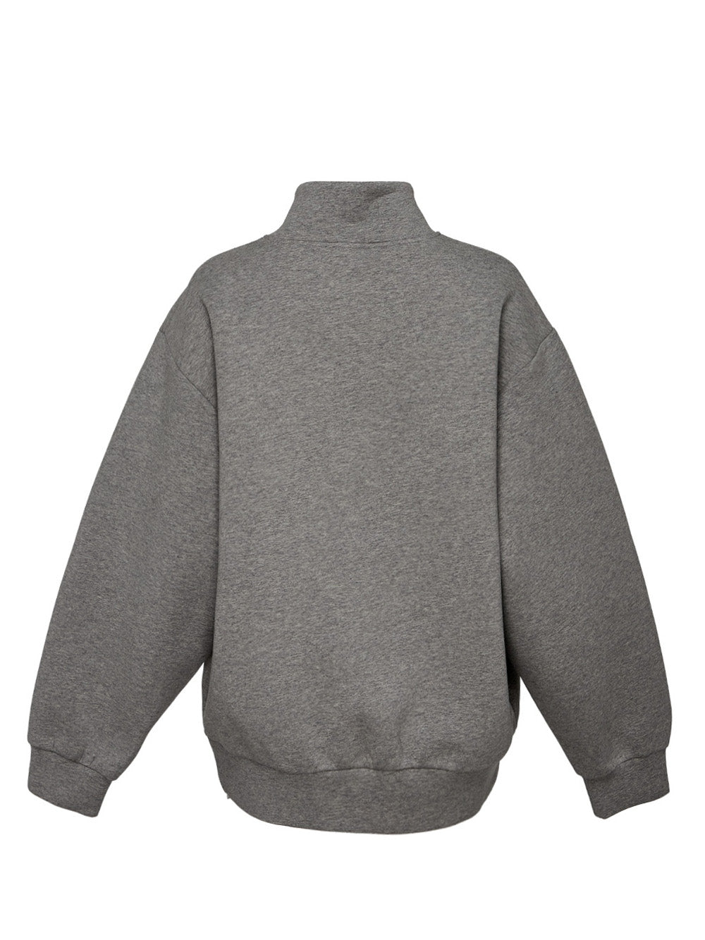 Oversized Sweatshirt With Zipp