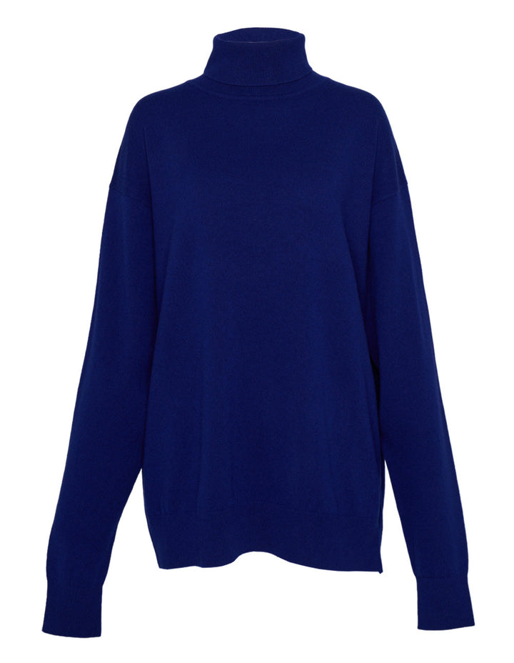 Highneck Side Button Sweater