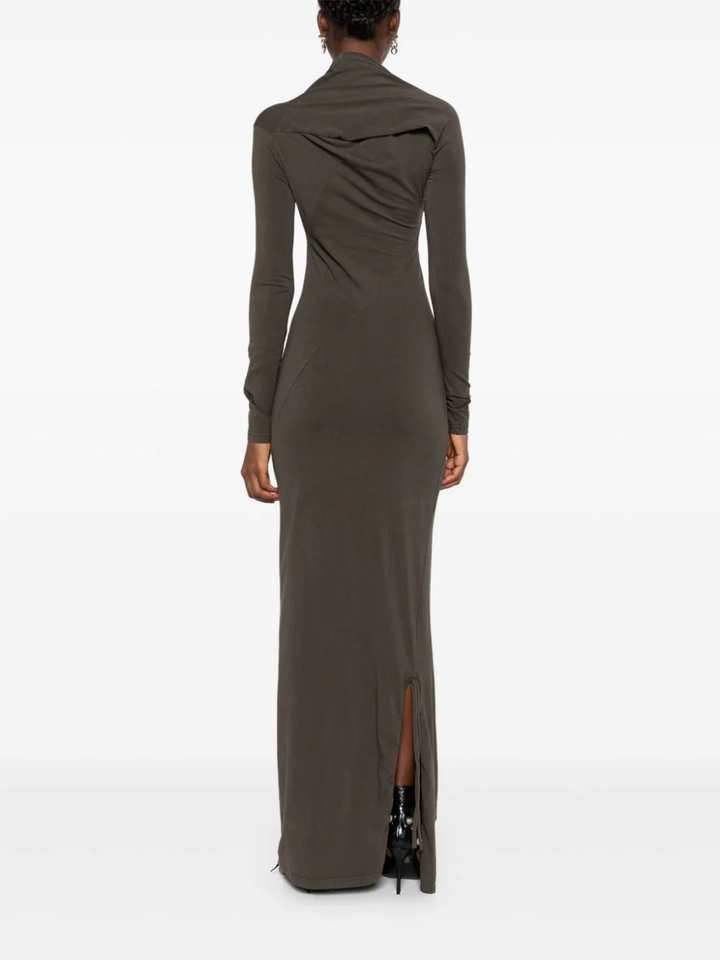 Twisted Longsleeve Maxi Dress