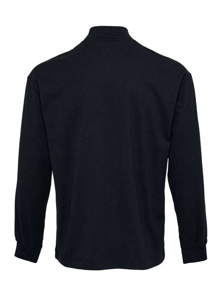 Black Turtleneck Top