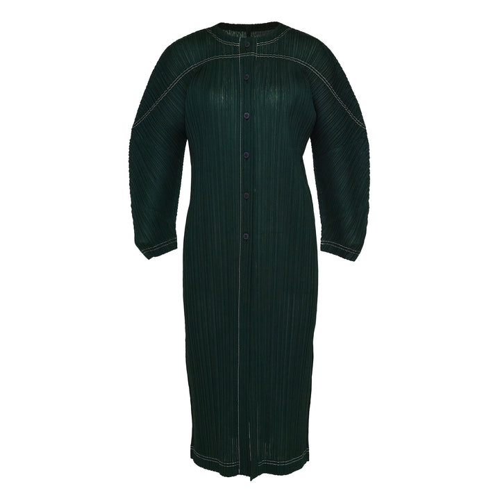 Ramie Pleats Coat