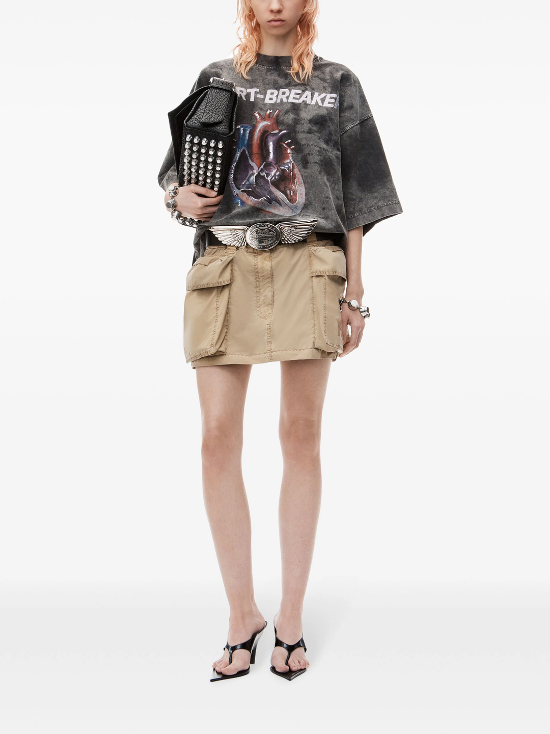 Cargo Mini Skirt With Oversize Pockets