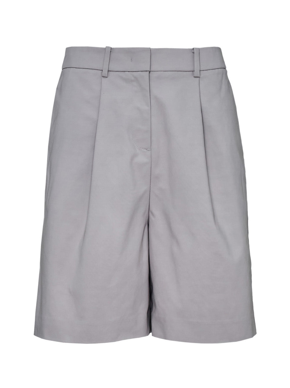 Sheen Poly Tailored Knee Length Shorts