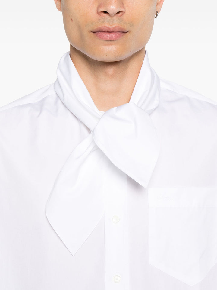 Scarf Collar Shirt