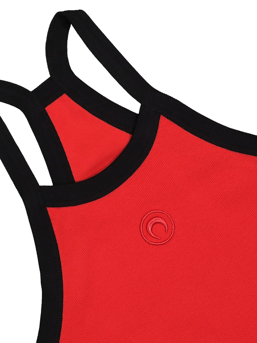 Moon Logo Ribbed Jersey Tank Top