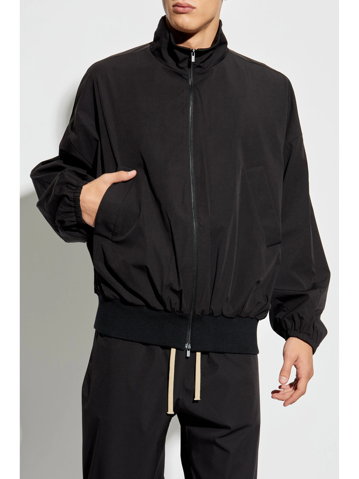 High Neck Vented Track Jacket