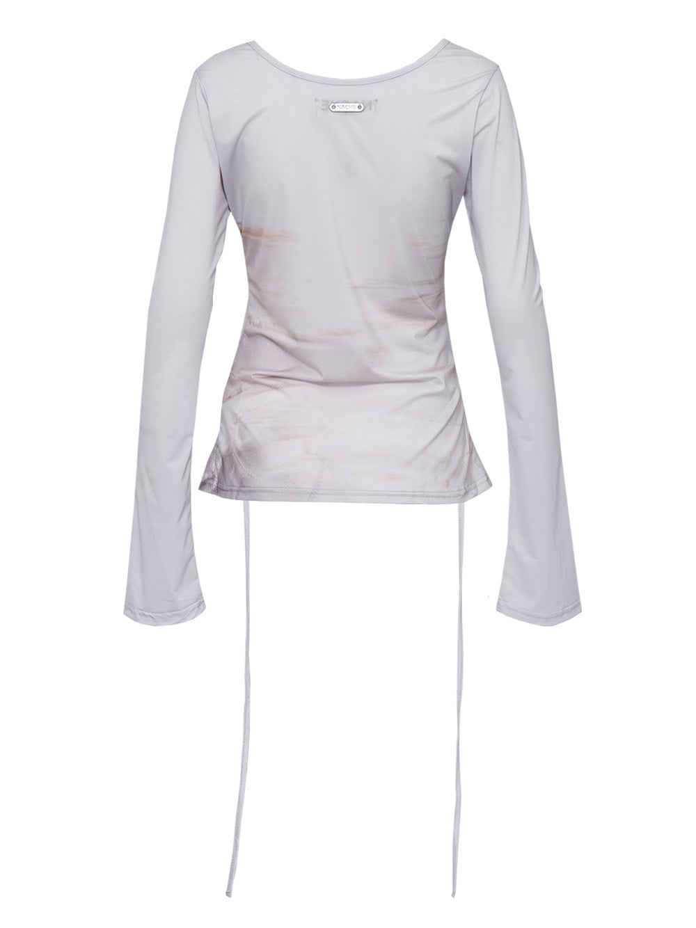 Cut-Out Slim Fit Long Sleeve Top