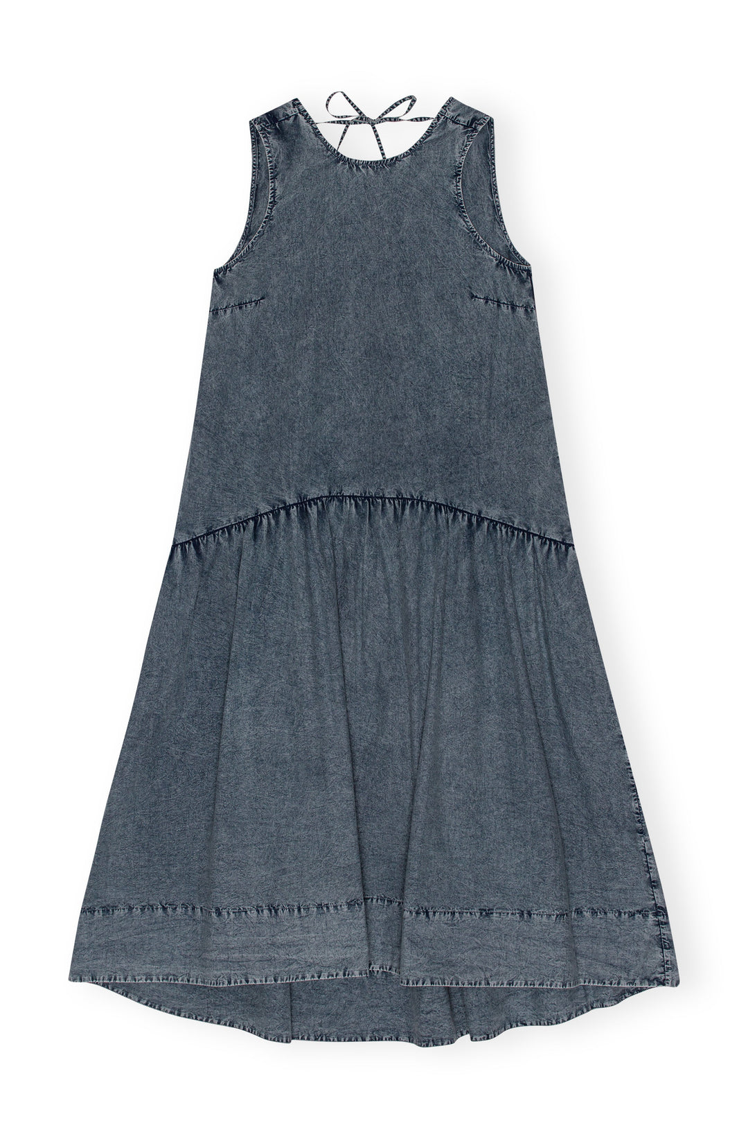 cotton poplin open back shirt dress Cotton Poplin Open-back Shirt Dress