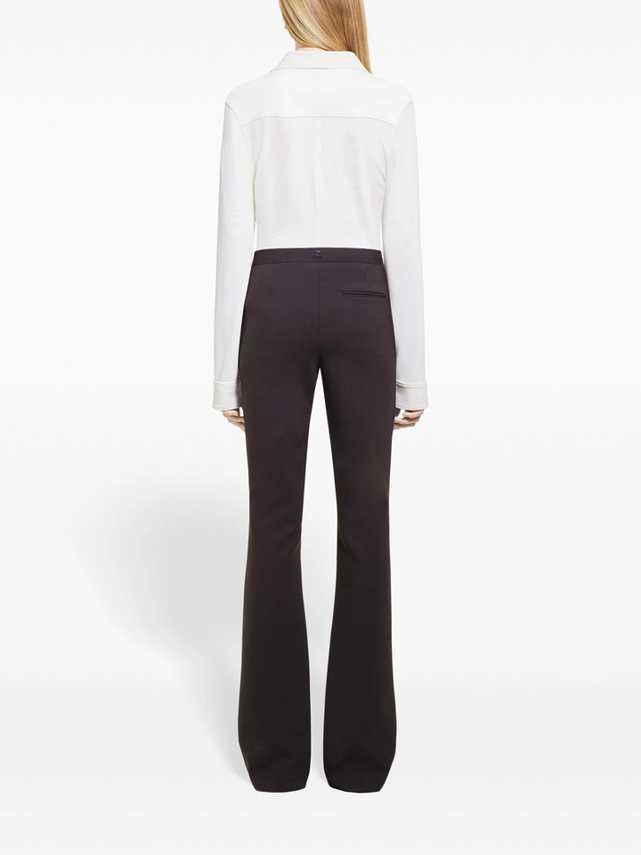 Oblique Tailored Wool Pants