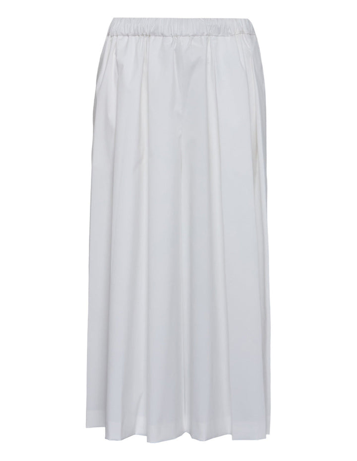 Cotton Poly Stretch Wide Culotte