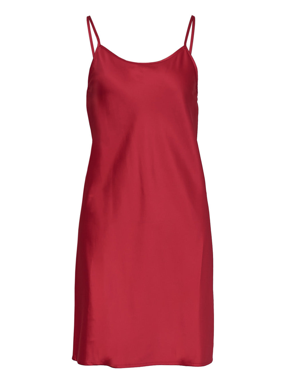 Silky Viscose Tencel Drape-Neck Dress