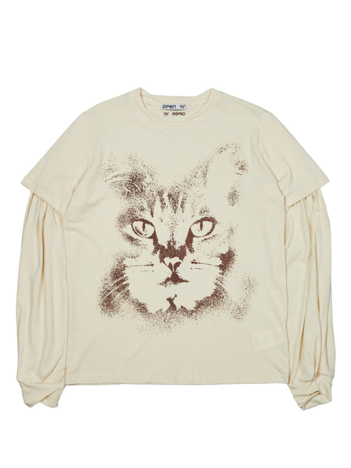 Layered Cat T-Shirt