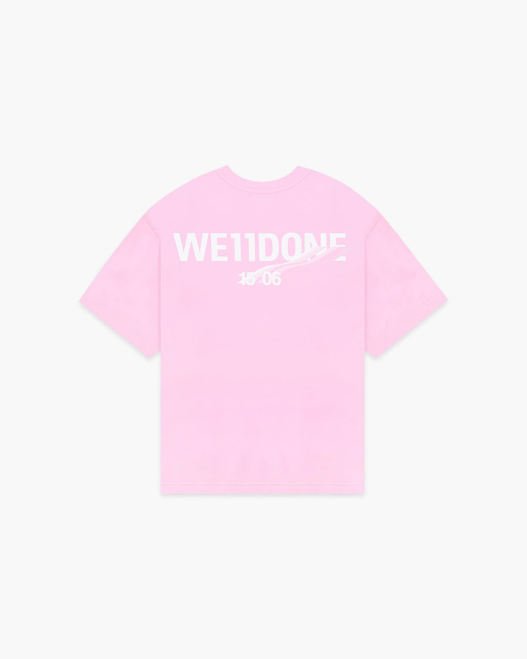 Light Pink Wave Logo Short-Sleeve Tee