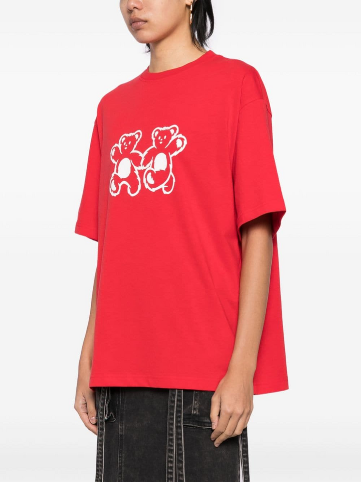 Red Teddy Bear Twins T-Shirt