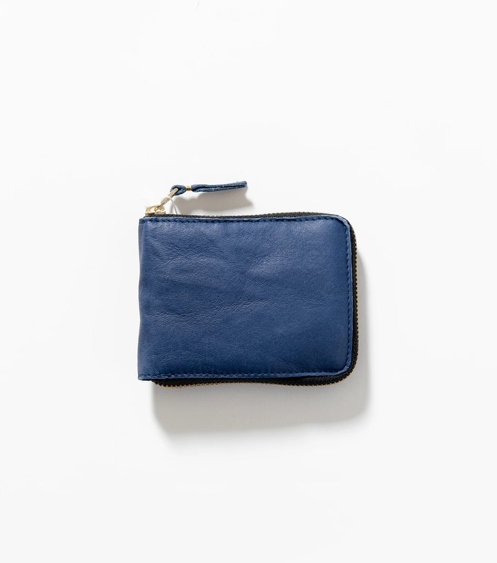 Washed U Zipped Wallet