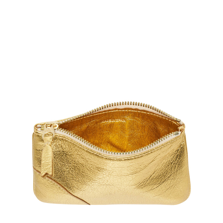 COMME des GARCONS Gold Top Zip Pouch – Available at Club 21, Official Retailer in Singapore, Malaysia & Thailand with Global Shipping Online