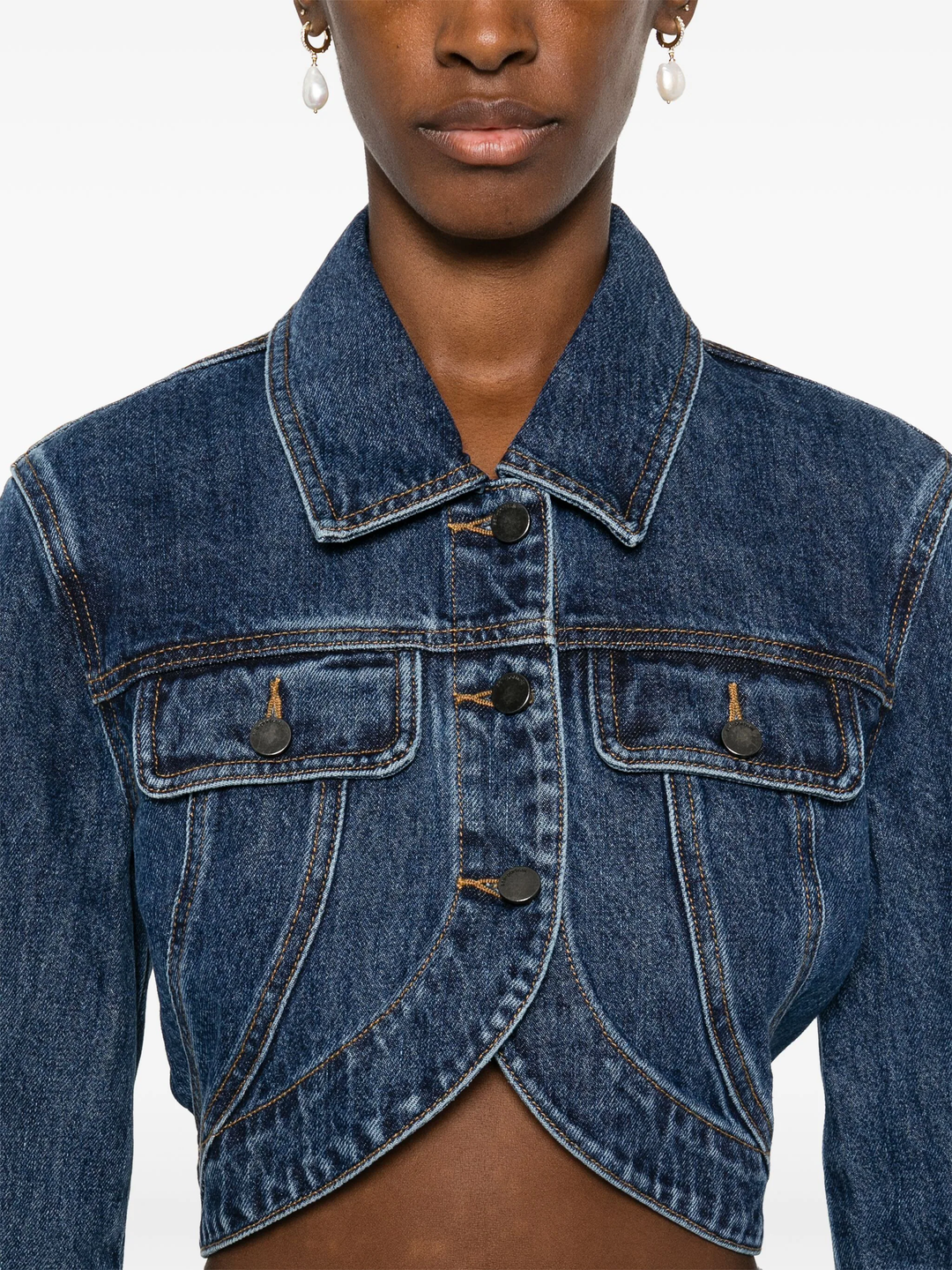 Cropped Denim Jacket