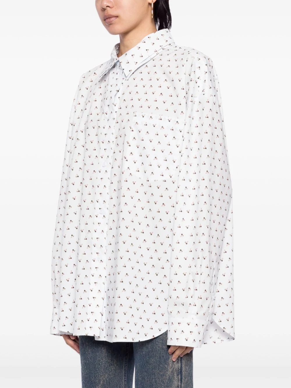 Collar Layered Shirt