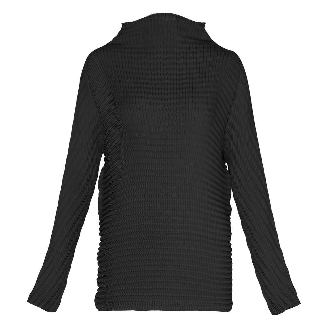 Wool Like Pleats Pleated Top