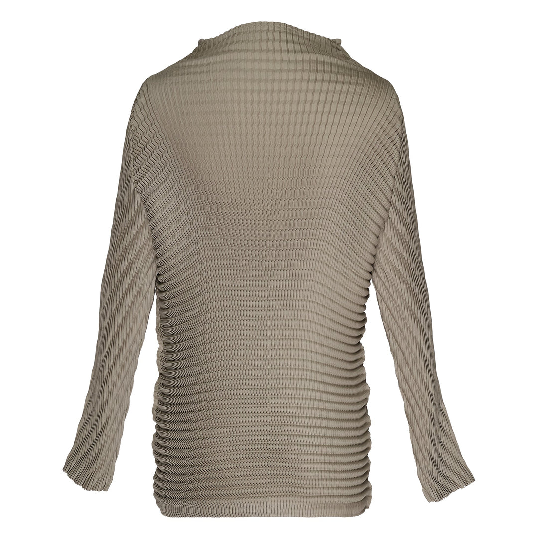 Wool Like Pleats Pleated Top