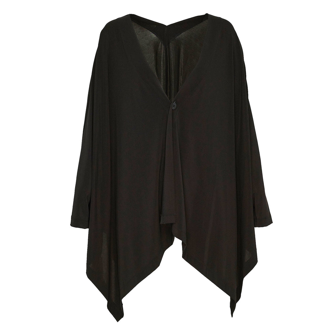 Drape Jersey Cardigan