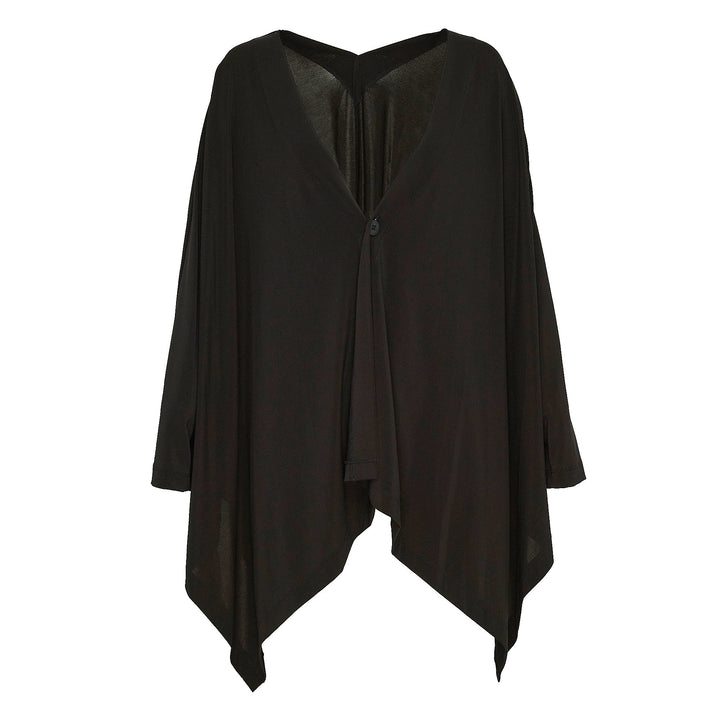 Drape Jersey Cardigan