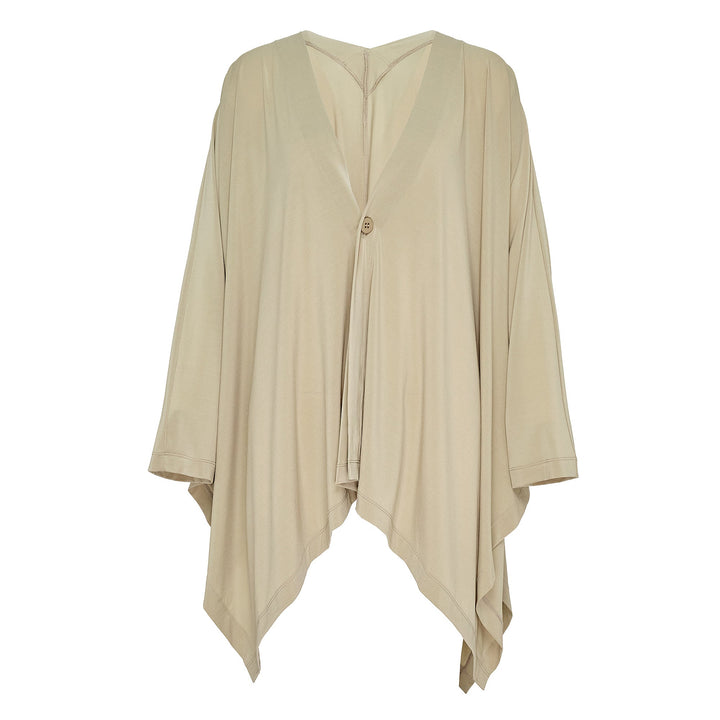 Drape Jersey Cardigan