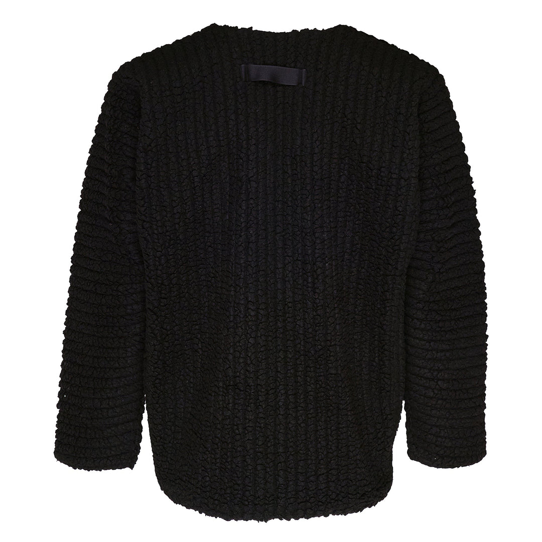 Fleece Pleats Blouson