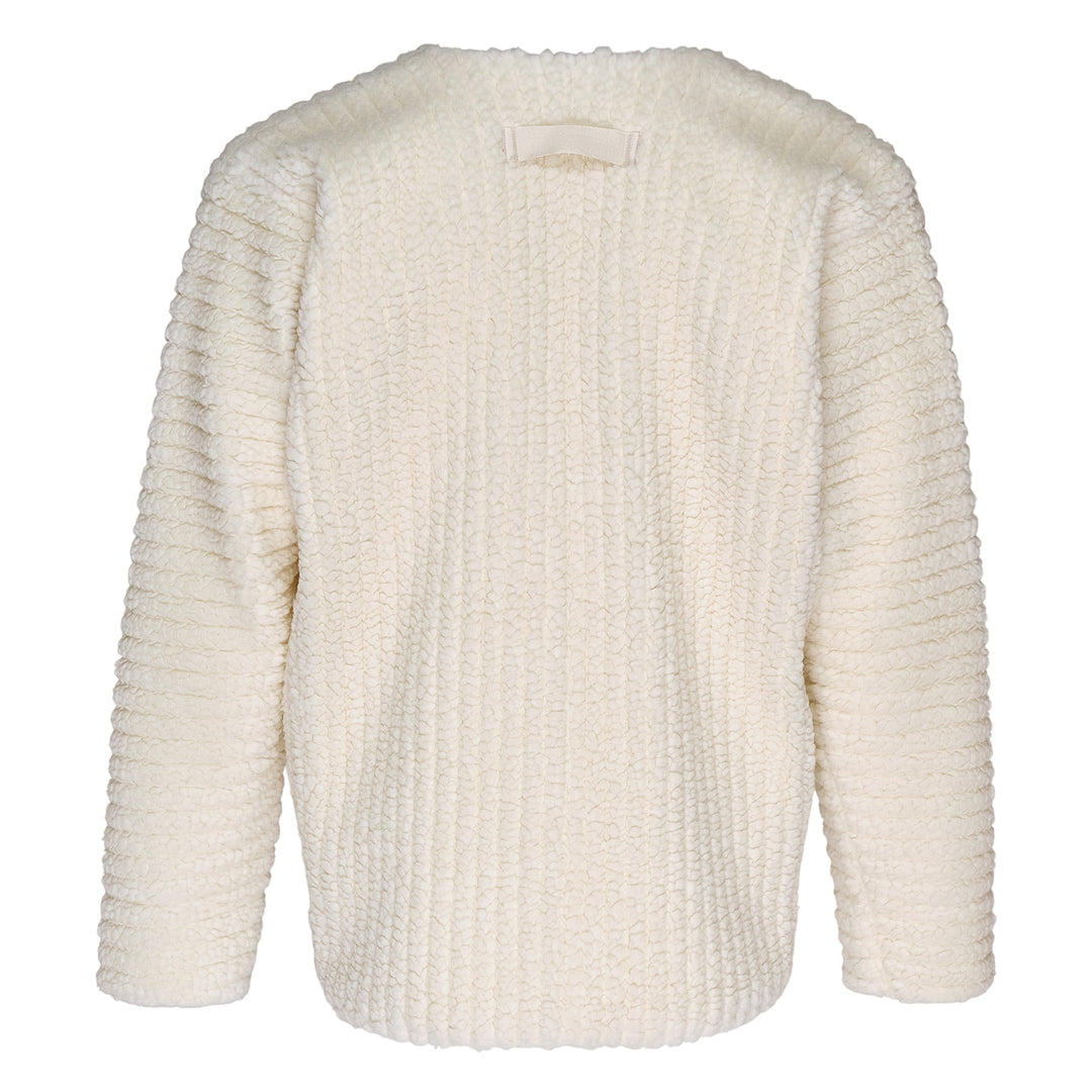 Fleece Pleats Blouson