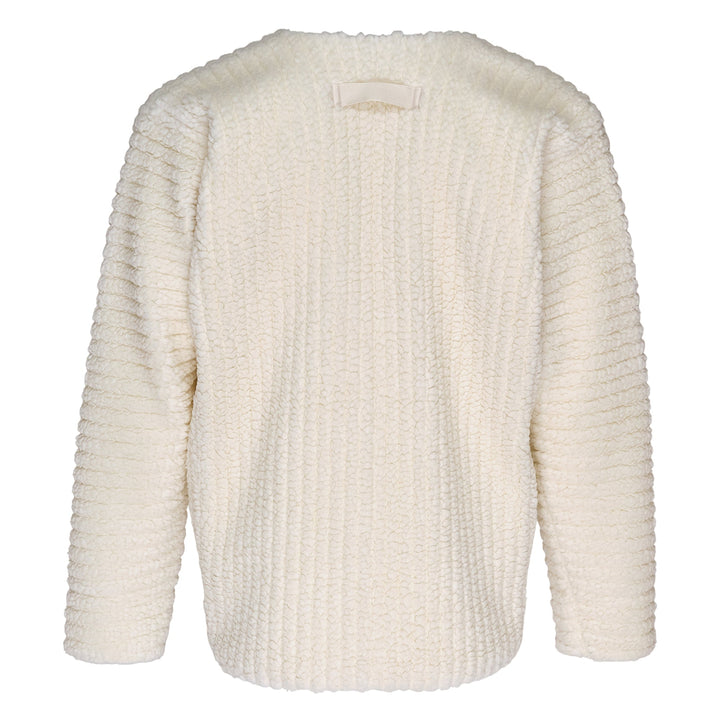 Fleece Pleats Blouson