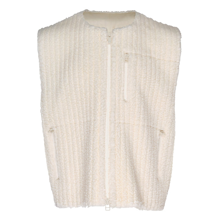 Fleece Pleats Vest