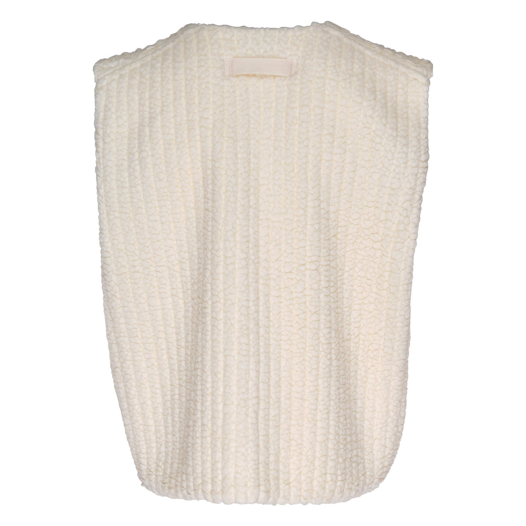 Fleece Pleats Vest