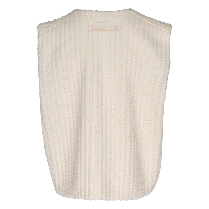 Fleece Pleats Vest