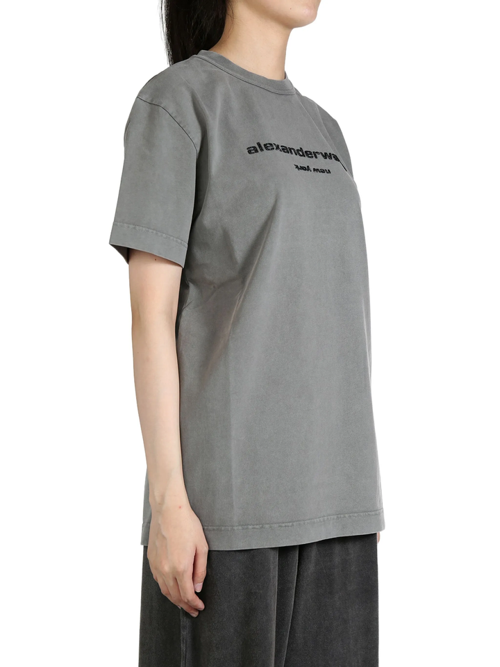Glitter Logo Cotton T-Shirt