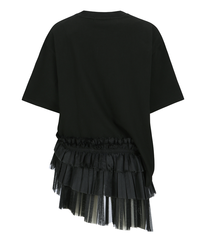 Pleates Detail Layered Top