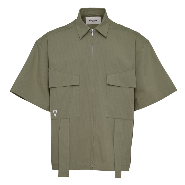 Tank Shirt In Twill Cotton