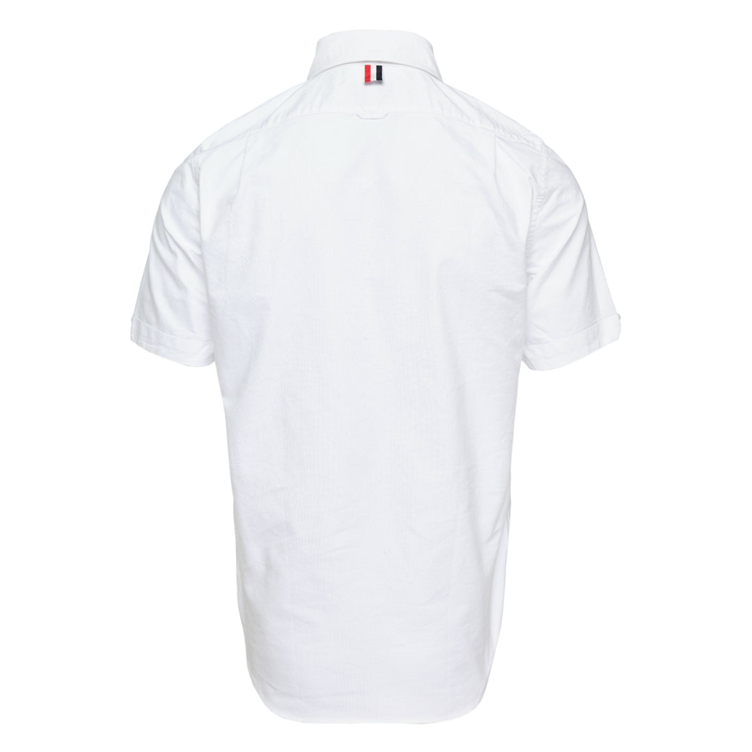 Thom Browne Straight Fit Button Down Short Sleeve Shirt – Available at Club 21, Official Retailer in Singapore, Malaysia & Thailand with Global Shipping Online