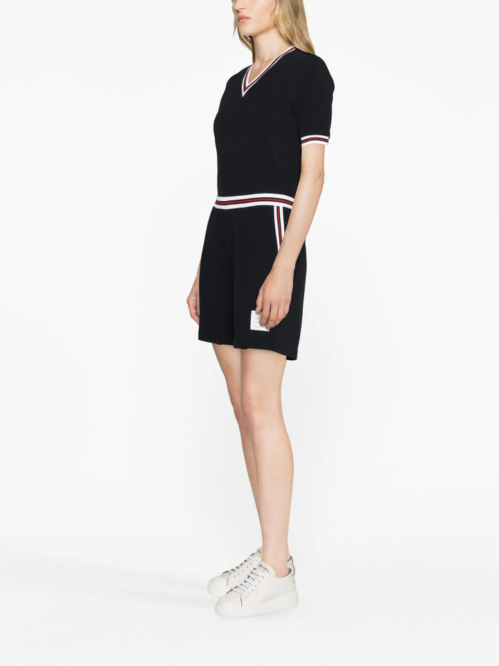 Classic Pique Stripe Shorts