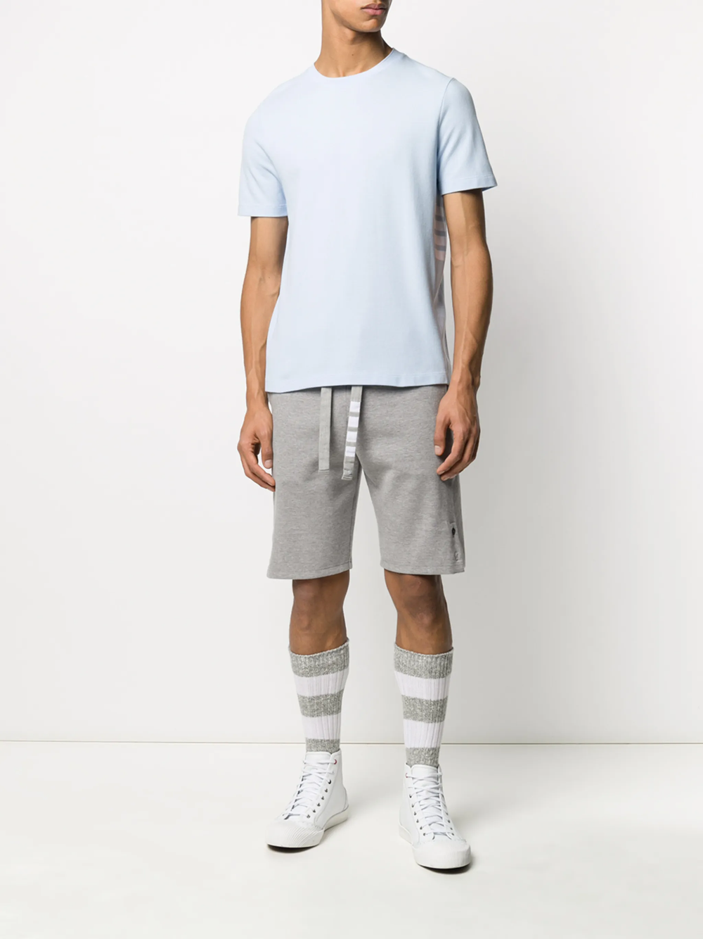 Thom Browne Short Sleeve Tee With Engineered - view 2