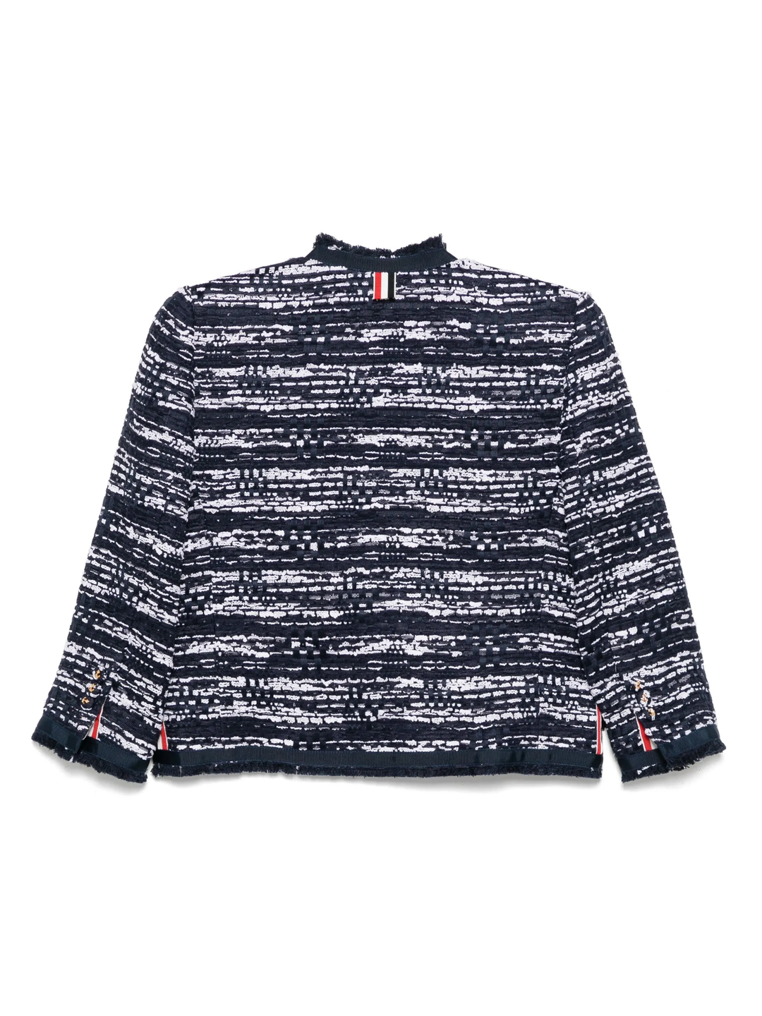 Melange Tweed Cardigan Jacket