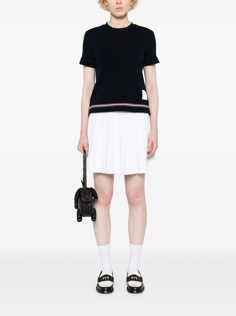 Thom Browne Cotton Pique Tee Women - view 2