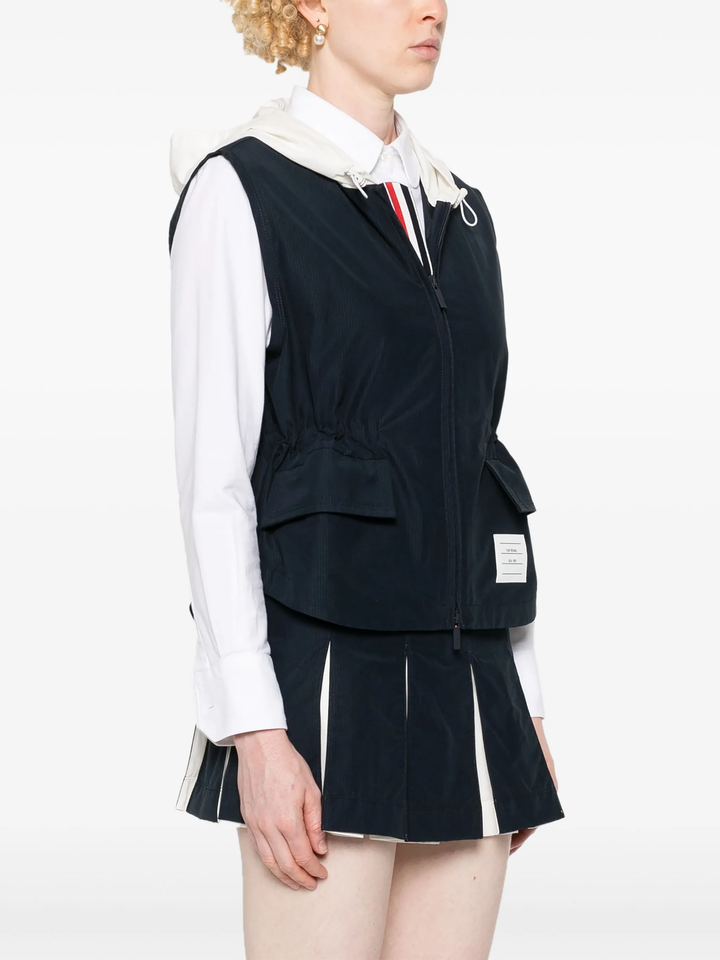 リップストップフードベスト レディース