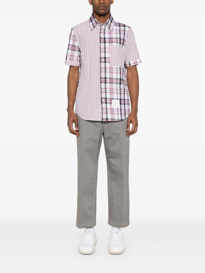 Straight Fit Button Down Shirt