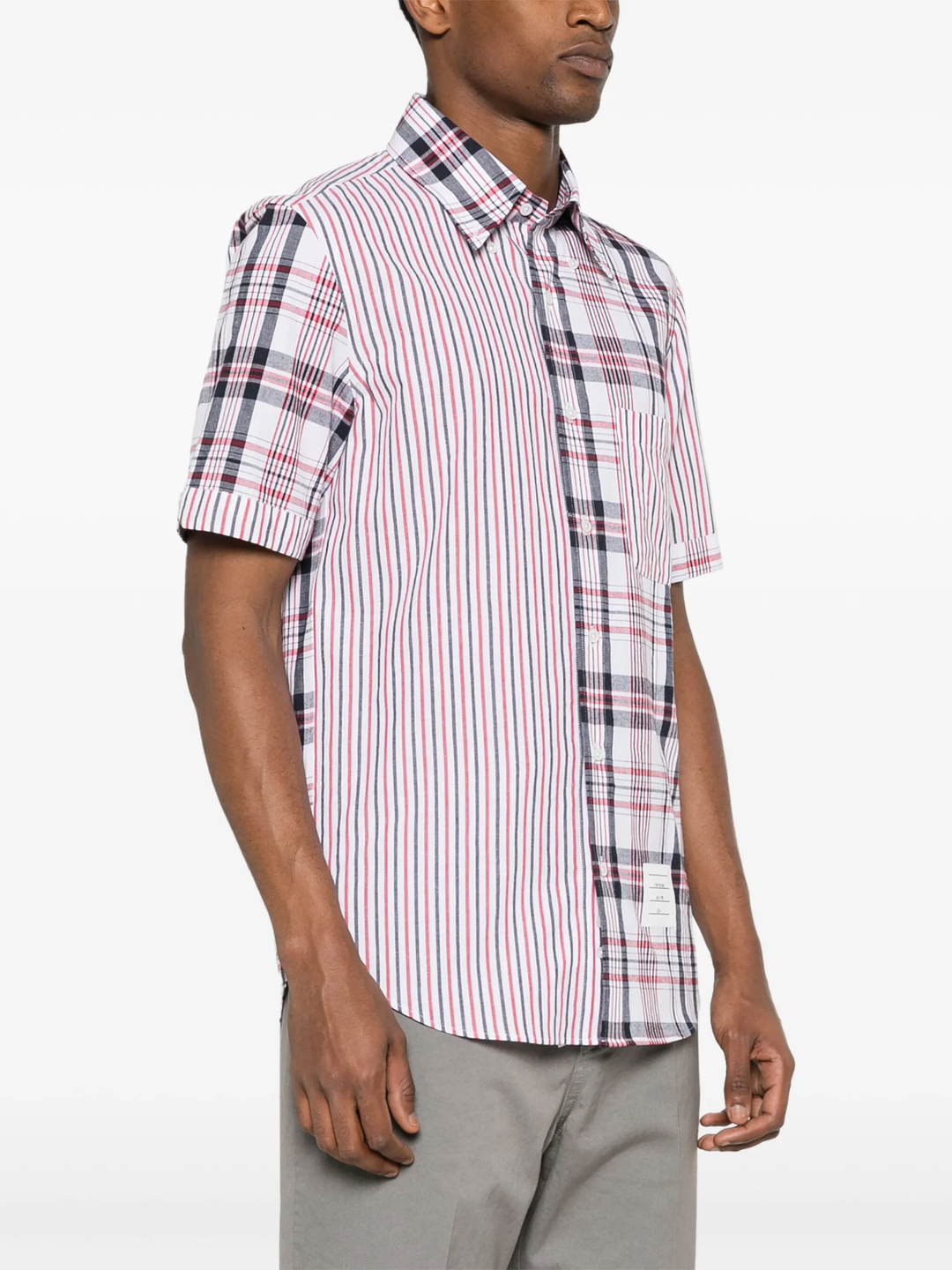 Straight Fit Button Down Shirt