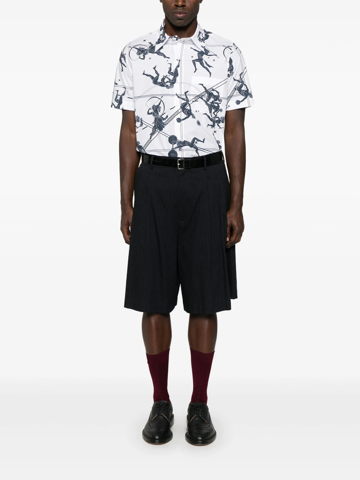 Straight Fit Button Down Shirt