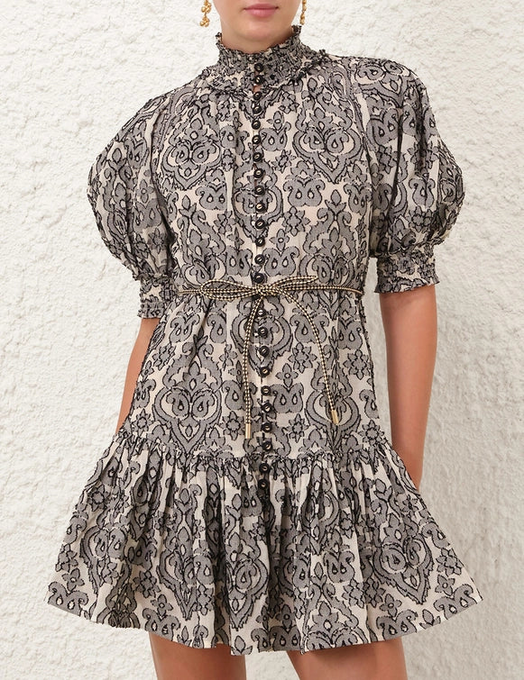 wylie mini dress Wylie Lantern Mini Dress – Club21.com
